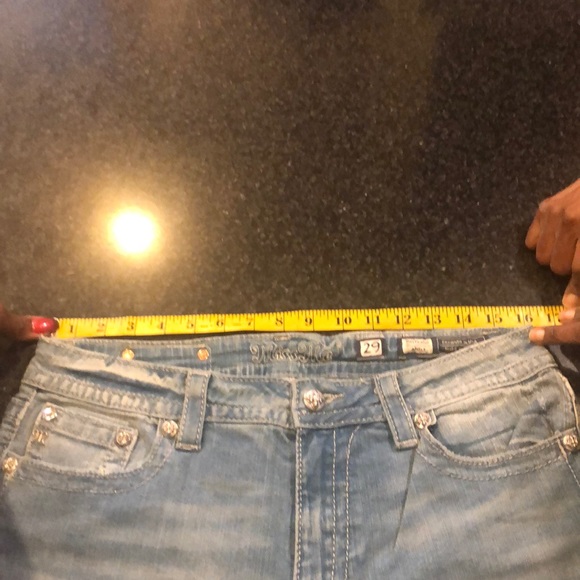 NWOT Miss Me Silver Stitch Boyfriend Jeans – Size 29 (Stretch) - Picture 9 of 9